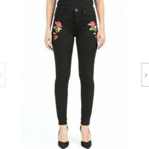 Articles of Society Sarah Rose Embroidered Jeans